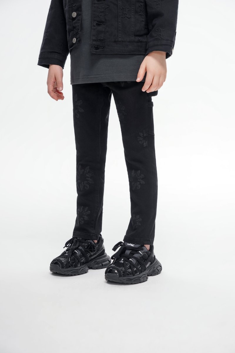 Kids Art Black Washed Stacked - Valabasas