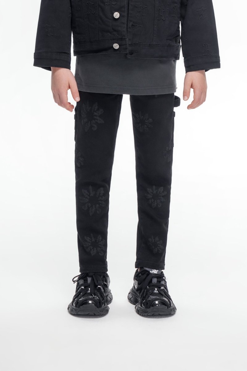 Kids Art Black Washed Stacked - Valabasas