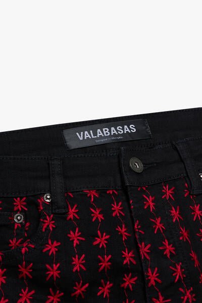 KIDS "ASTERISK" - STACKED BLACK RED - Valabasas