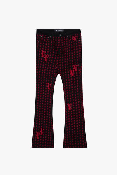 KIDS "ASTERISK" - STACKED BLACK RED - Valabasas