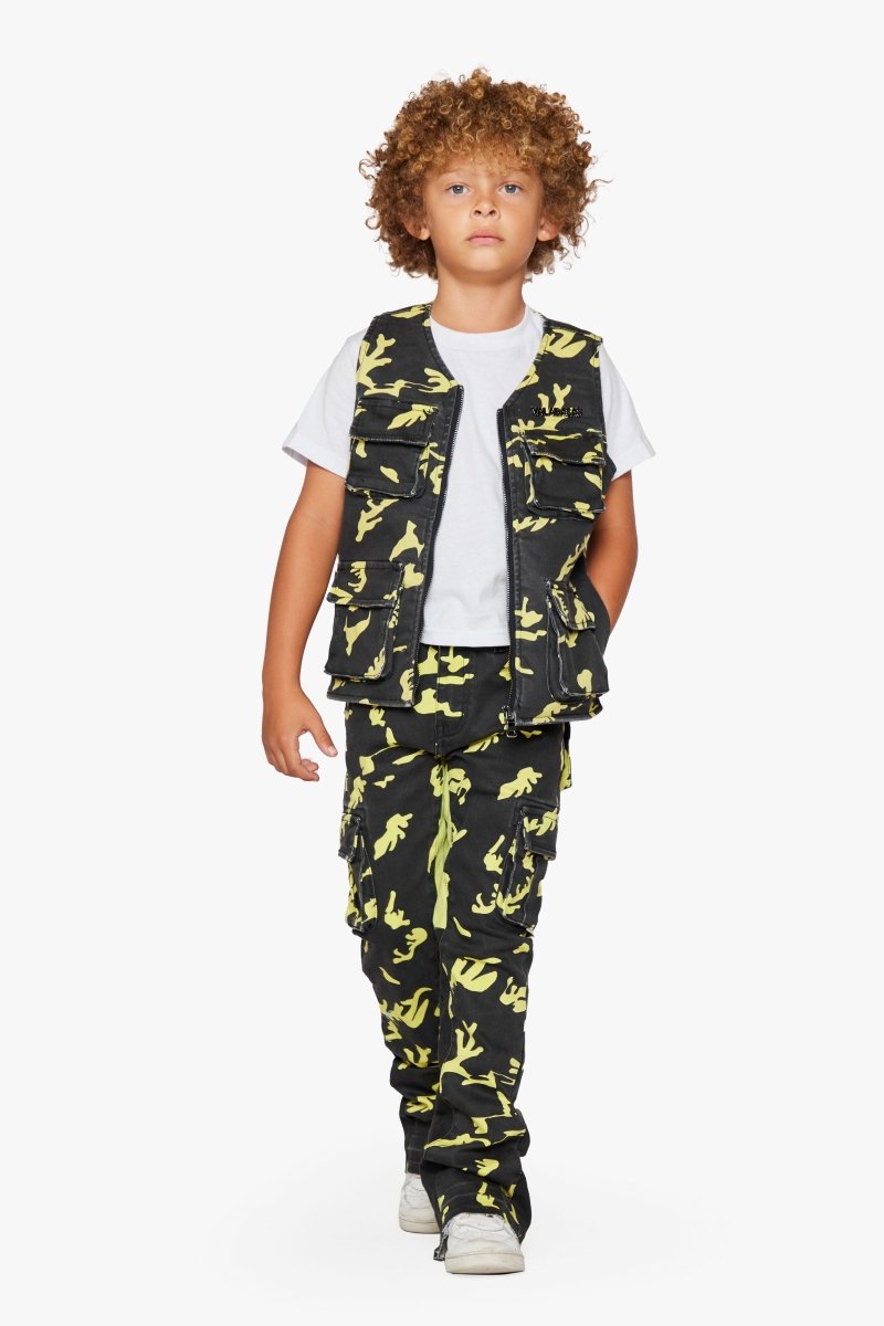 KIDS "BATTALION" VEST - NEON SHADOW - Valabasas