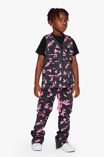 KIDS "BATTALION" VEST ROSE SHADOW - Valabasas