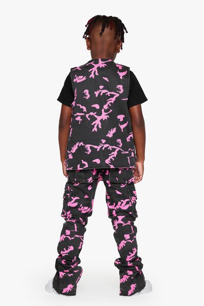 KIDS "BATTALION" VEST ROSE SHADOW - Valabasas