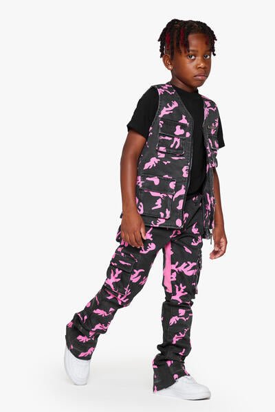 KIDS "BATTALION" VEST ROSE SHADOW - Valabasas