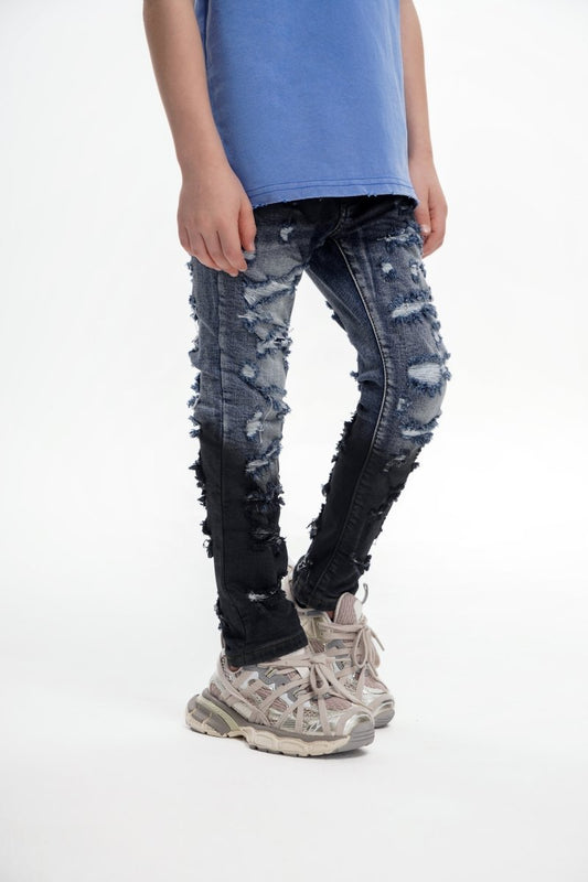 Kids Briggs Dirty Blue Skinny - Valabasas