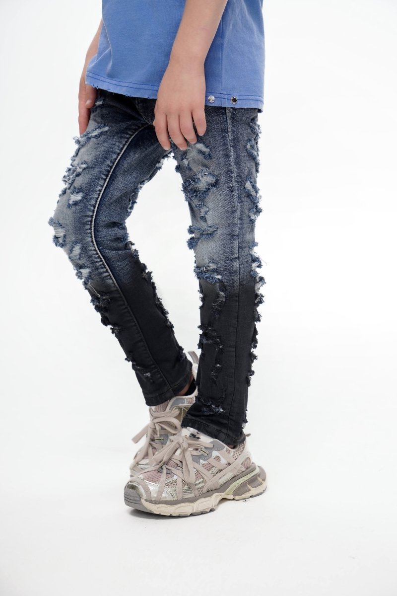 Kids Briggs Dirty Blue Skinny - Valabasas