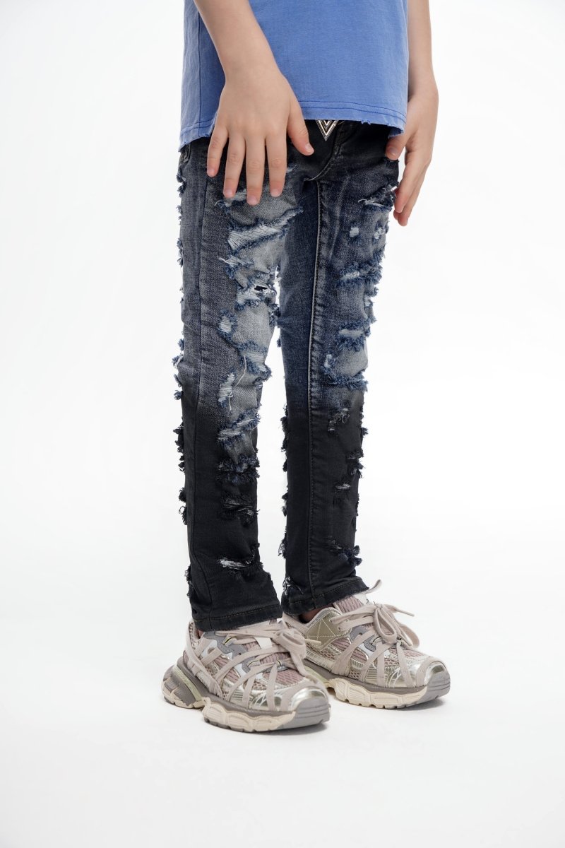 Kids Briggs Dirty Blue Skinny - Valabasas