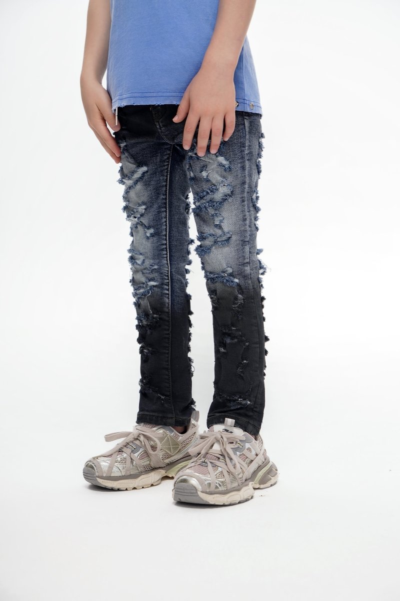 Kids Briggs Dirty Blue Skinny - Valabasas