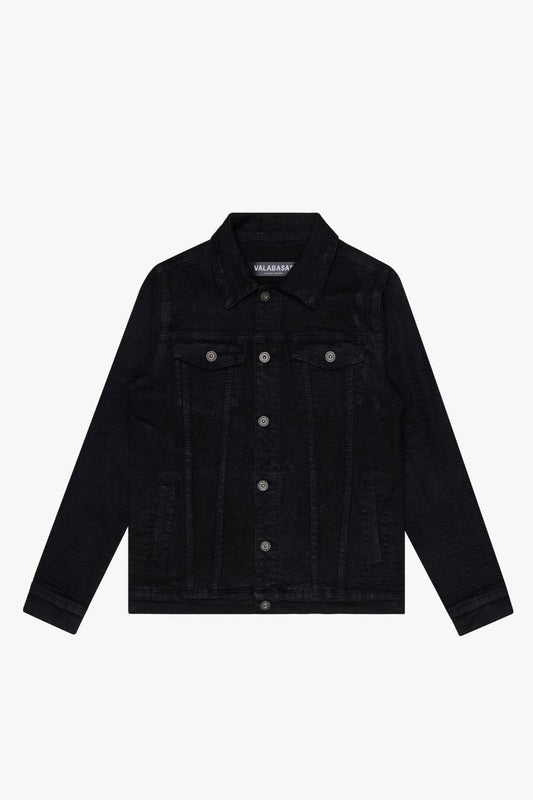 KIDS "CIPHER" JACKET JET BLACK - Valabasas