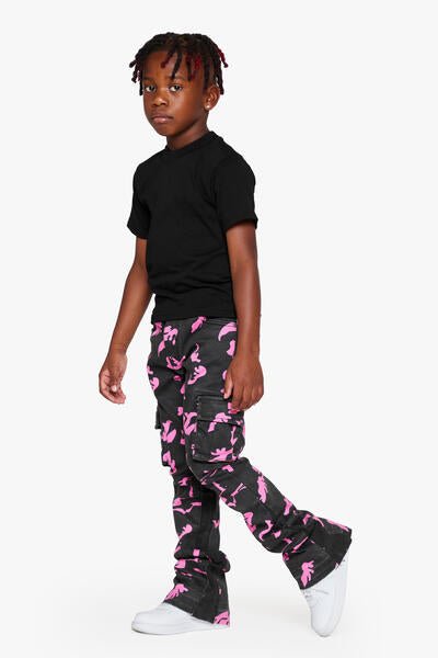 KIDS "COMMANDER" DENIM ROSE SHADOW - Valabasas