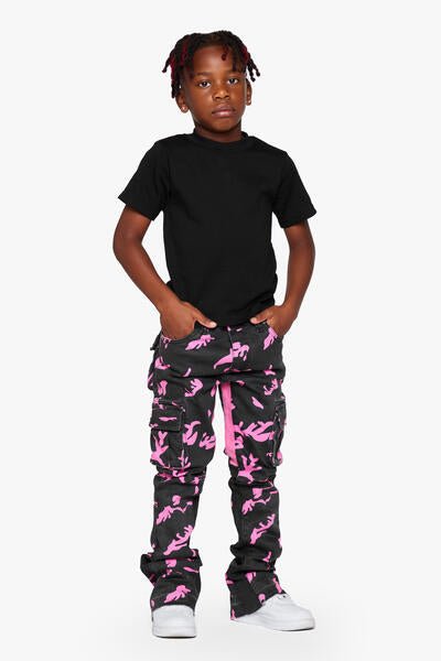 KIDS "COMMANDER" DENIM ROSE SHADOW - Valabasas