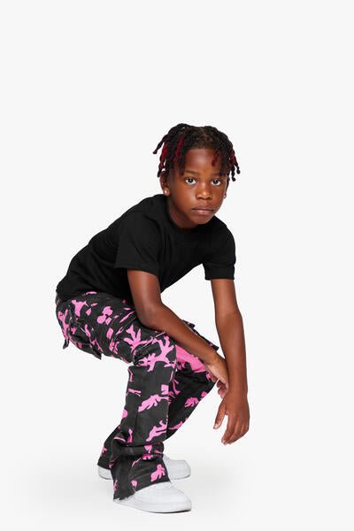 KIDS "COMMANDER" DENIM ROSE SHADOW - Valabasas