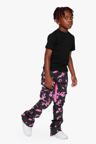 KIDS "COMMANDER" DENIM ROSE SHADOW - Valabasas