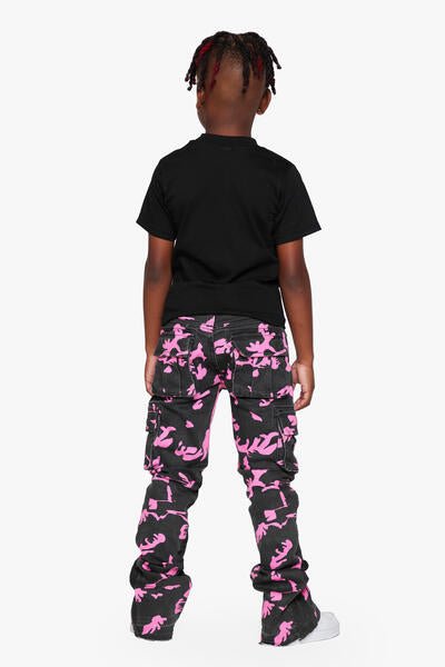KIDS "COMMANDER" DENIM ROSE SHADOW - Valabasas