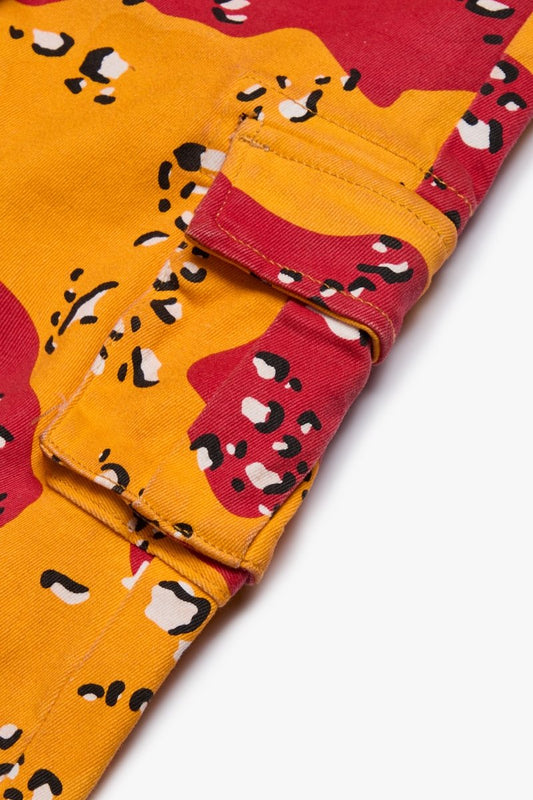 KIDS "COMMANDER" DENIM STACKED BADLAND CAMO - Valabasas