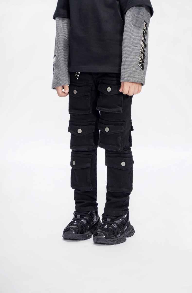 Kids Cosmic - Vapor Black Skinny - Valabasas