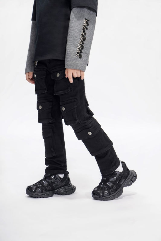Kids Cosmic - Vapor Black Skinny - Valabasas