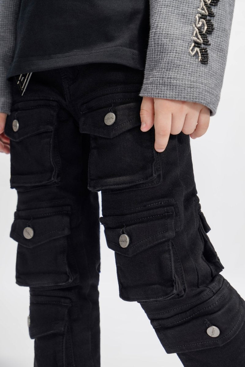 Kids Cosmic - Vapor Black Skinny - Valabasas