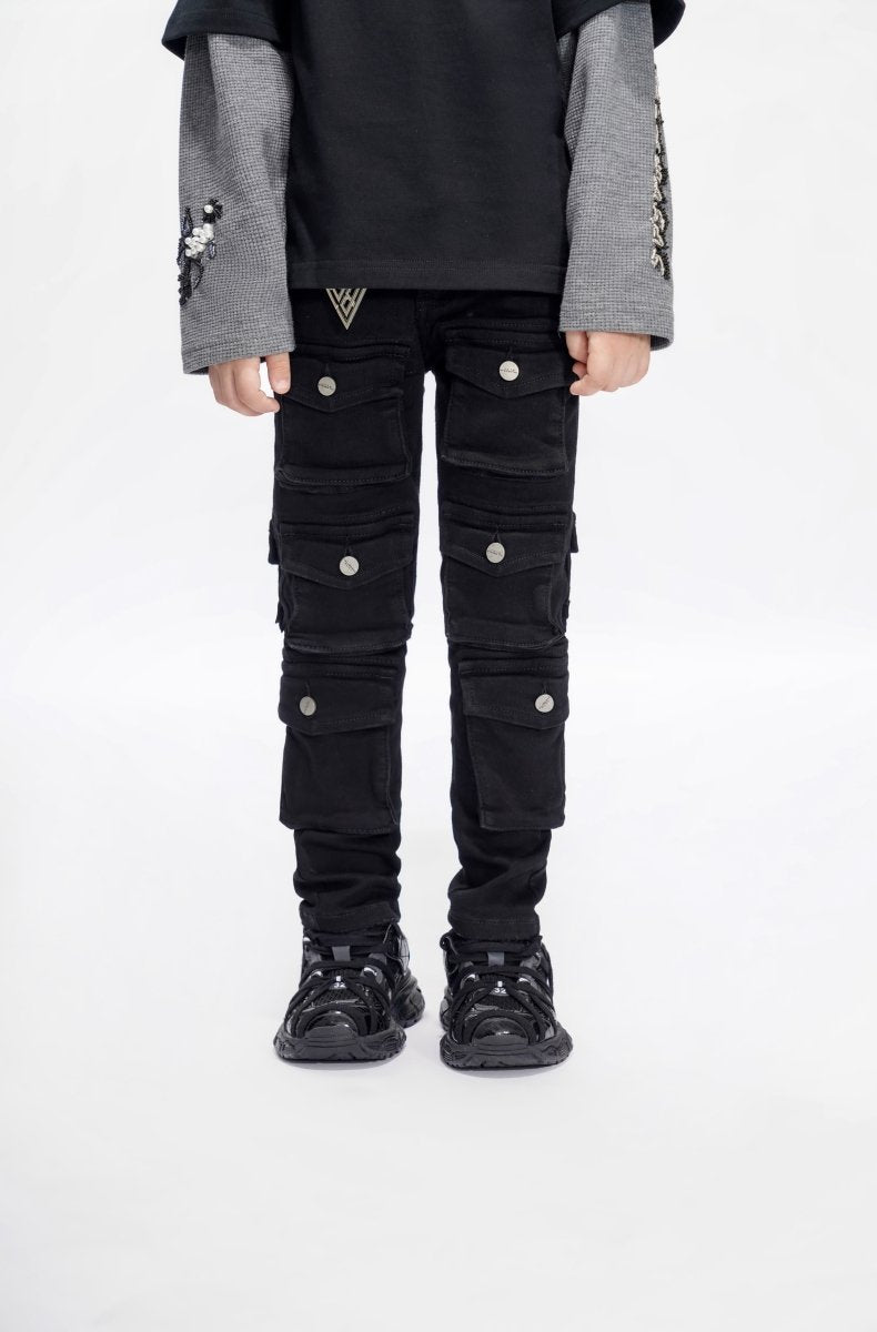 Kids Cosmic - Vapor Black Skinny - Valabasas