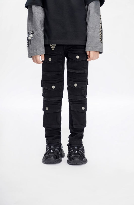 Kids Cosmic - Vapor Black Skinny - Valabasas