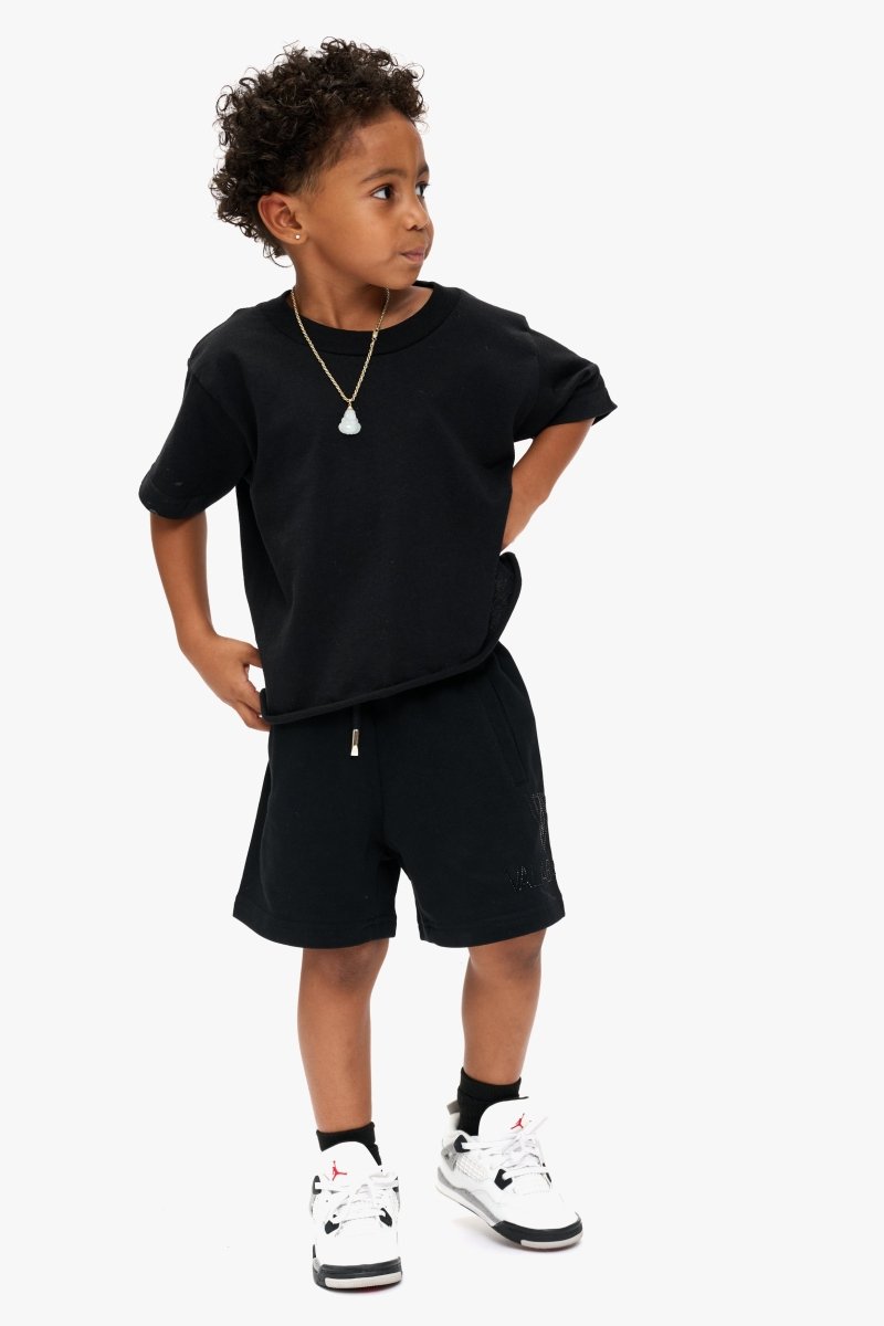 Kids Dunya Black Jorts - Valabasas