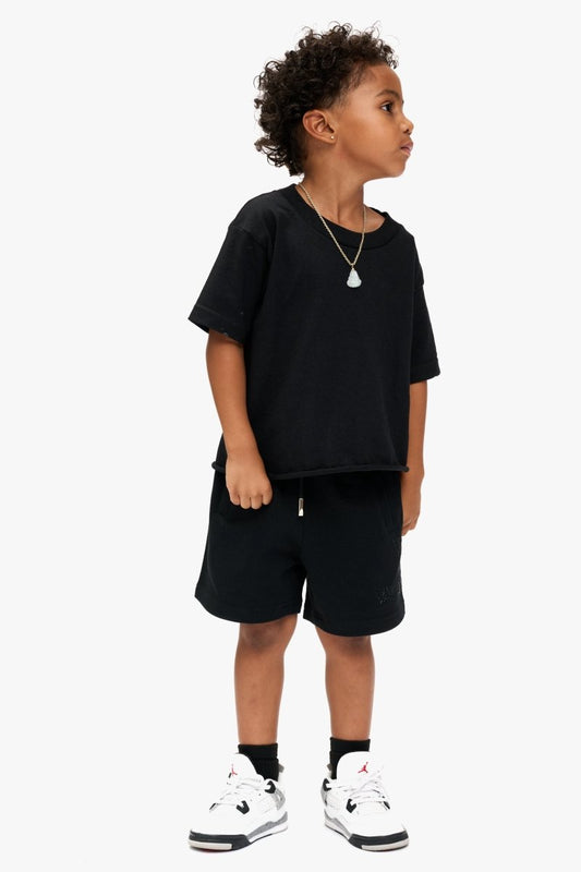 Kids Dunya Black Jorts - Valabasas