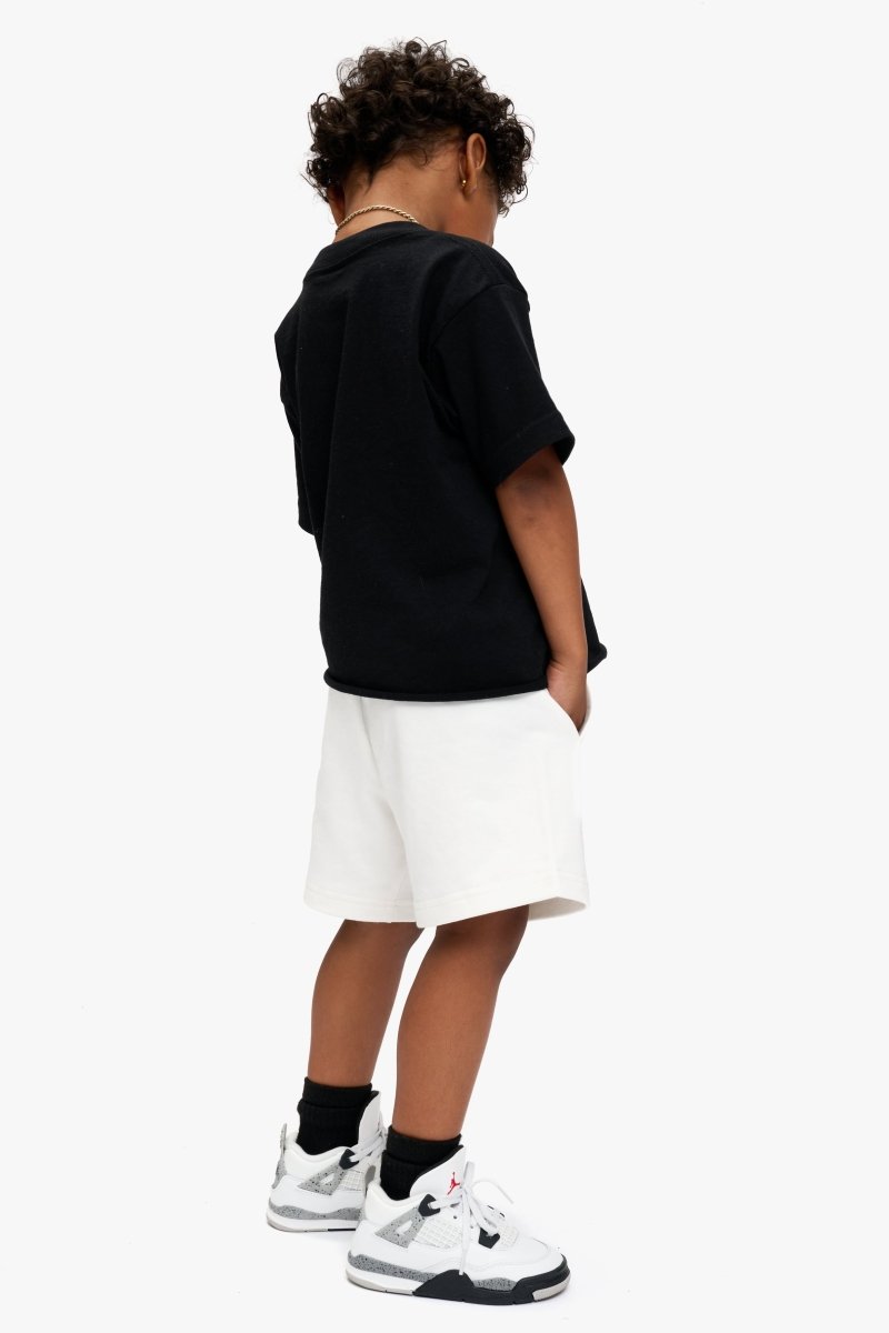 Kids Dunya White Jorts - Valabasas