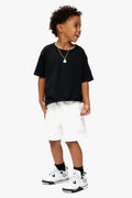 Kids Dunya White Shorts