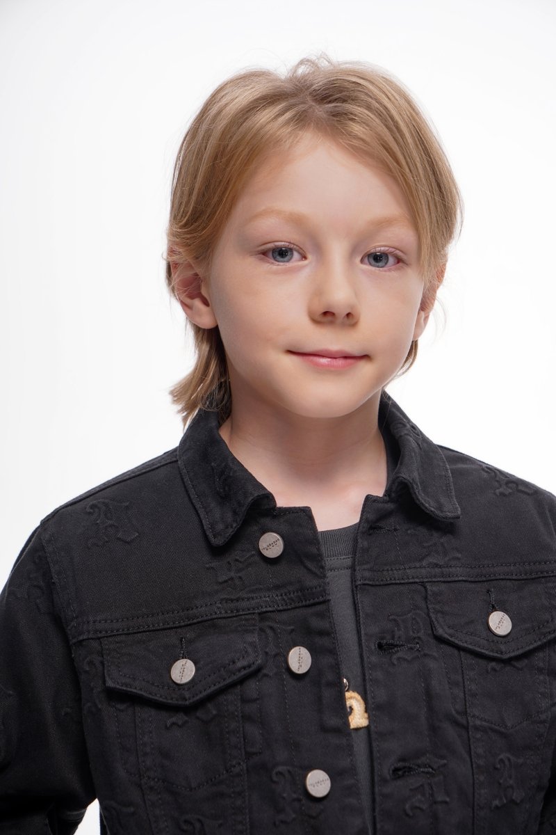 Kids Ealdor Jacket Black - Valabasas