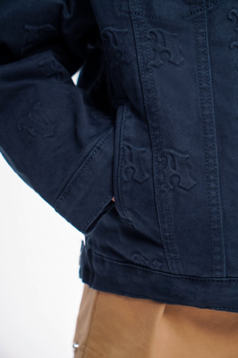Kids Ealdor Jacket Navy - Valabasas