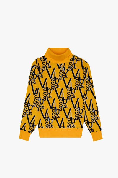 KIDS "ELYSIAN" TURTLE NECK EMBER ORANGE - Valabasas