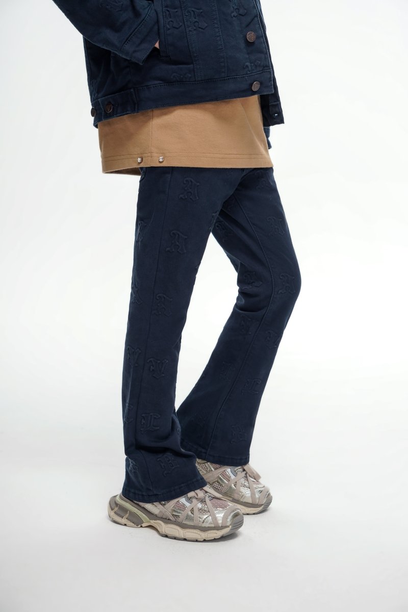 Kids Frith Navy Stacked - Valabasas