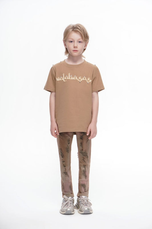 Kids Harvest Brown Wash Skinny - Valabasas