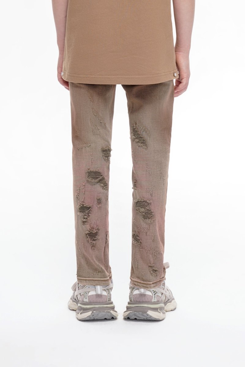 Kids Harvest Brown Wash Skinny - Valabasas