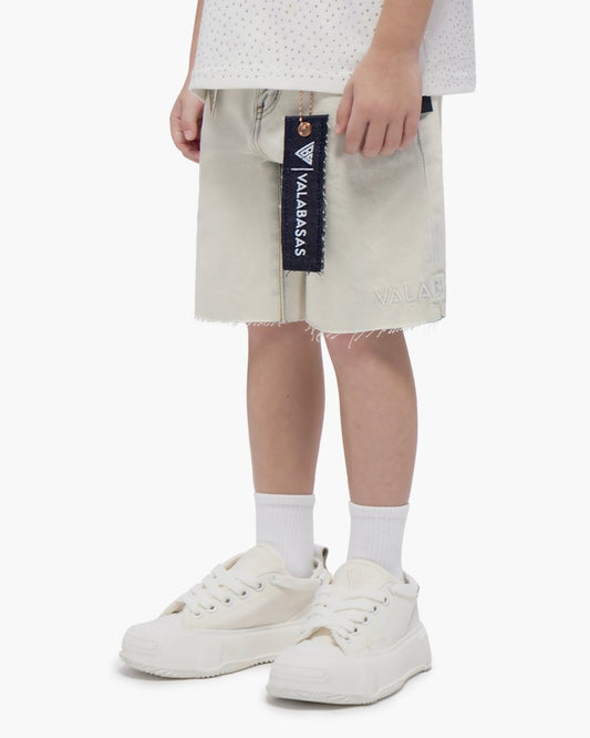 Kids Jr. Arctic Blue Denim Shorts - Valabasas