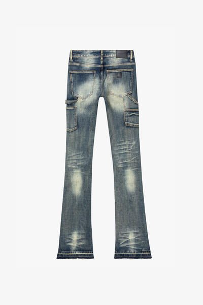 KIDS "JR. EXTENDO" STACKED DARK VINTAGE WASH - Valabasas