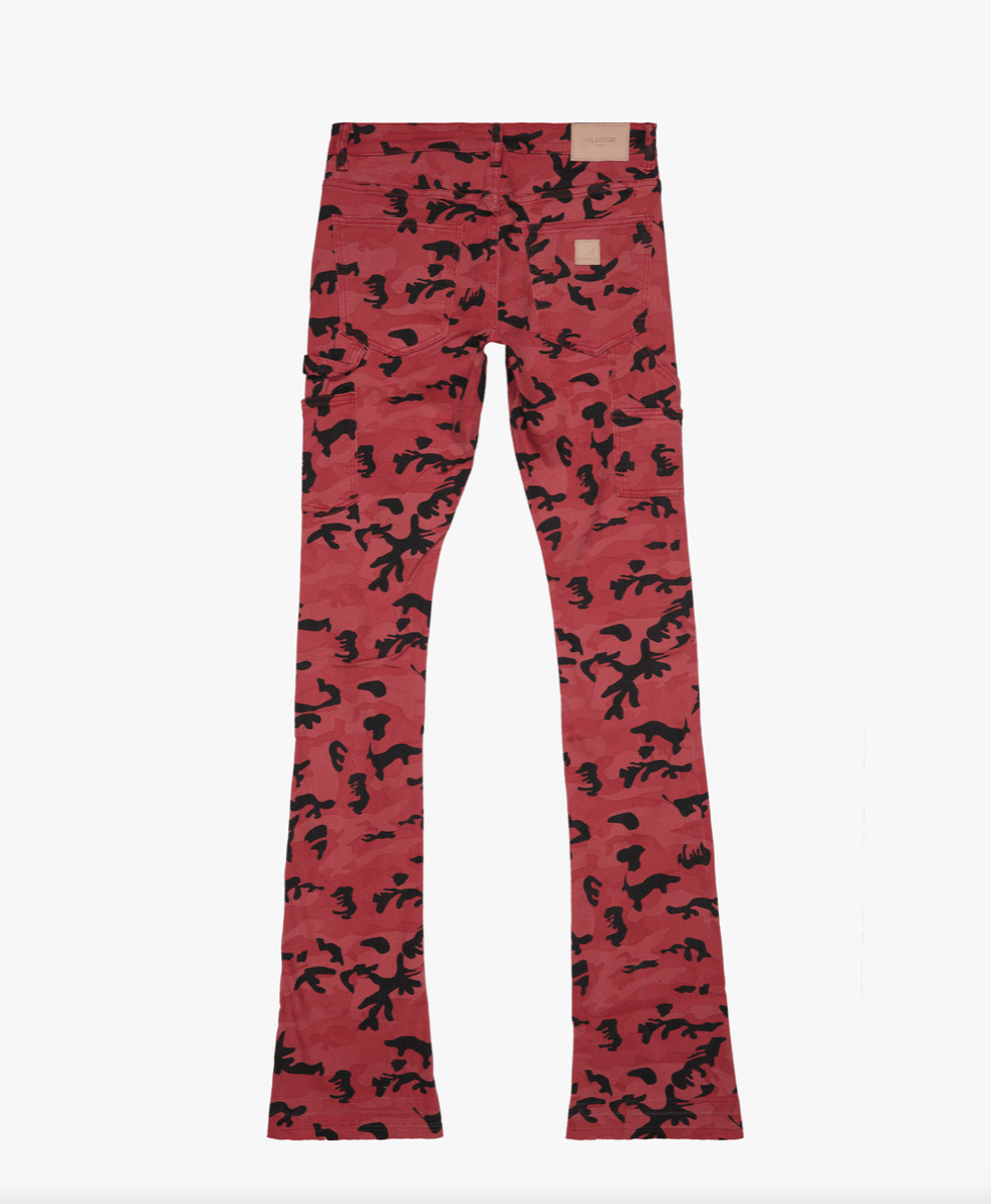 KIDS "JR. EXTENDO" - STACKED JEANS CRIMSON FOREST - Valabasas