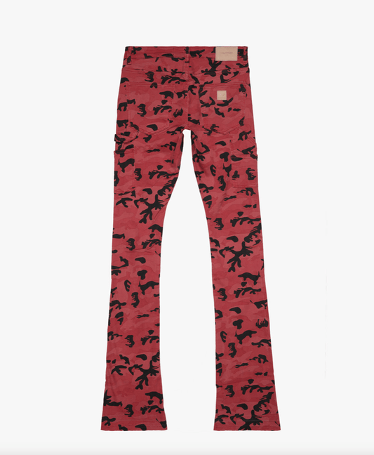 KIDS "JR. EXTENDO" - STACKED JEANS CRIMSON FOREST - Valabasas