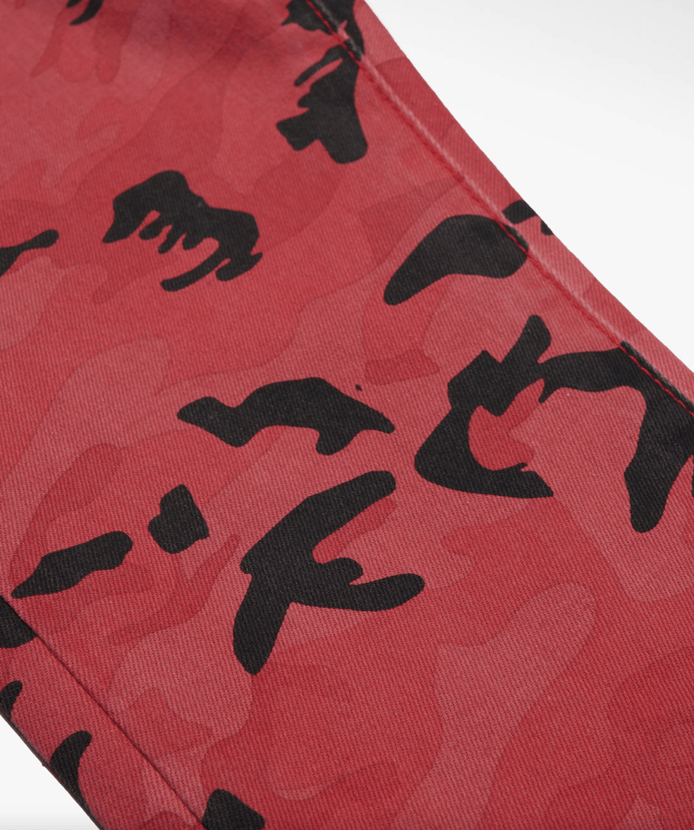 KIDS "JR. EXTENDO" - STACKED JEANS CRIMSON FOREST - Valabasas