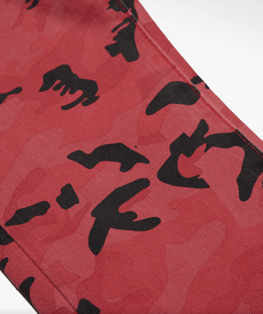 KIDS "JR. EXTENDO" - STACKED JEANS CRIMSON FOREST - Valabasas