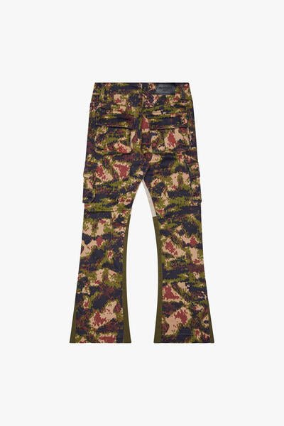 KIDS "JR EXTENDO” SUPER STACKED FLARE CHESTNUT CAMO - Valabasas