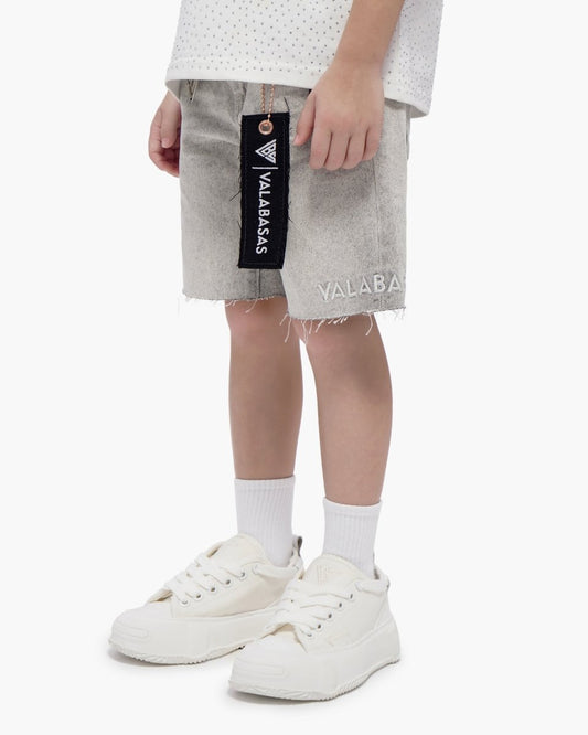 Kids Jr.Shorts Snow Grey - Valabasas