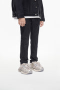 Kids Jr.Slim Black Wash Waxed Jeans