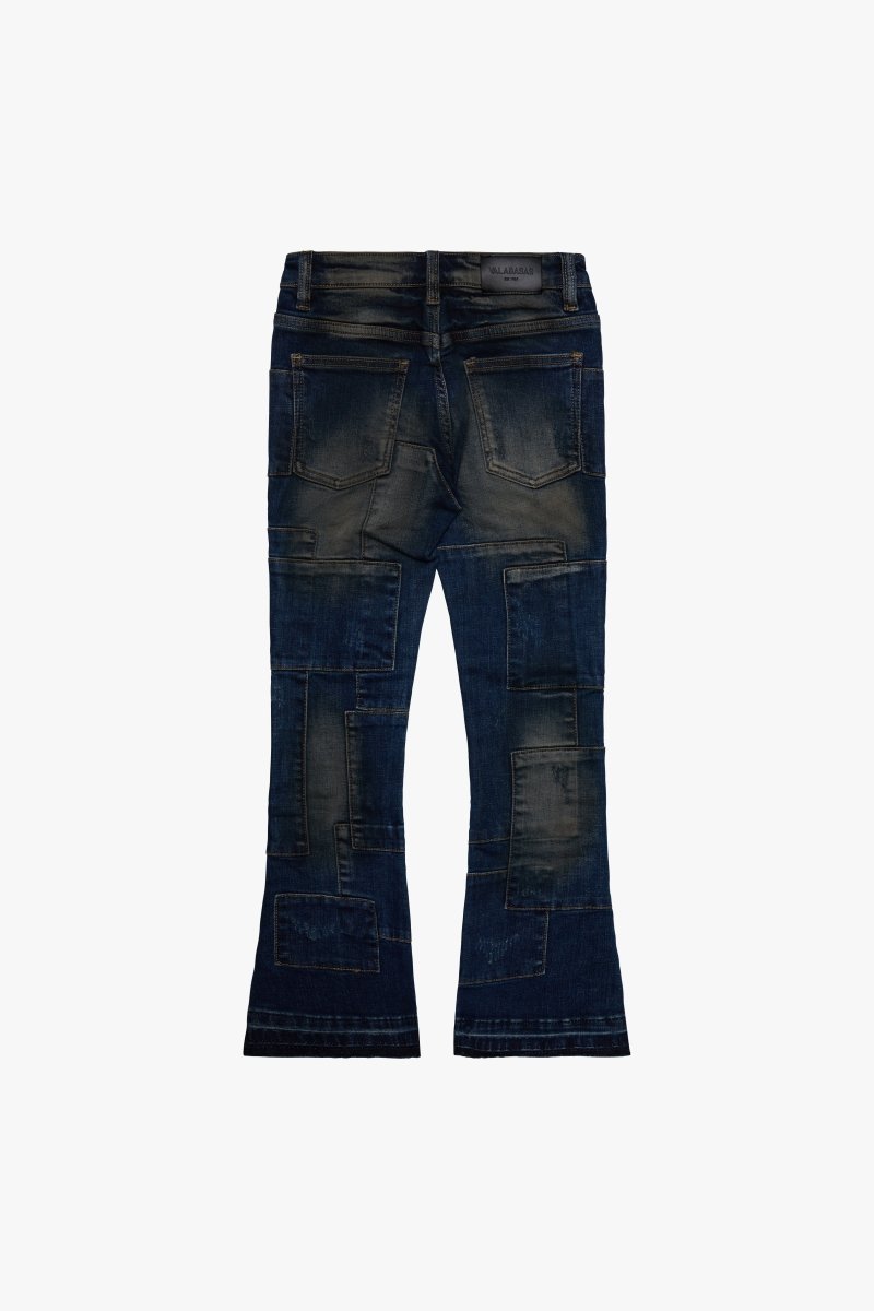 KIDS "MONTAGNE" STACKED DIRTY BLUE - Valabasas