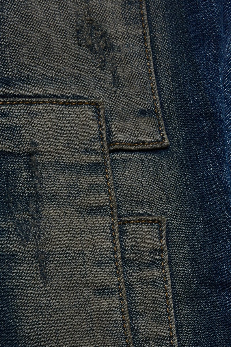 KIDS "MONTAGNE" STACKED DIRTY BLUE - Valabasas