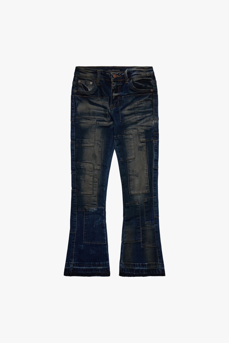KIDS "MONTAGNE" STACKED DIRTY BLUE - Valabasas