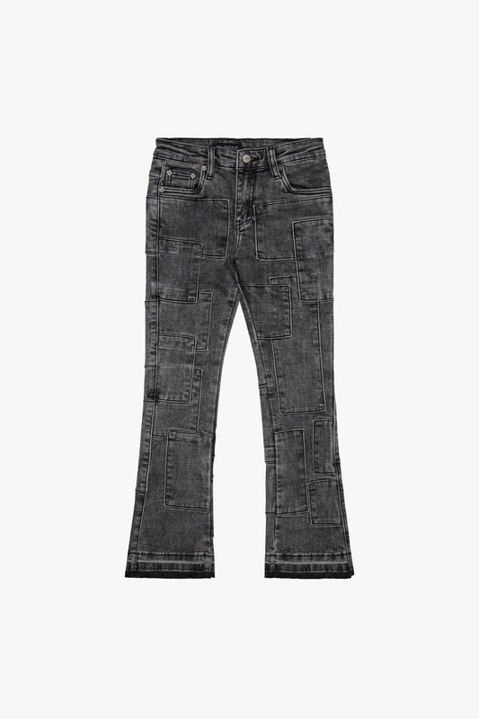 KIDS "MONTAGNE" STACKED LT GREY - Valabasas