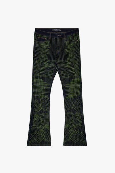 KIDS "MR. EMBROIDERY" - JEANS NEON NIGHTSHADE - Valabasas