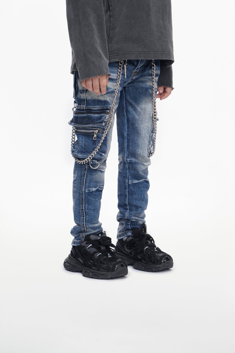 Kids Nico Light Wash Skinny - Valabasas