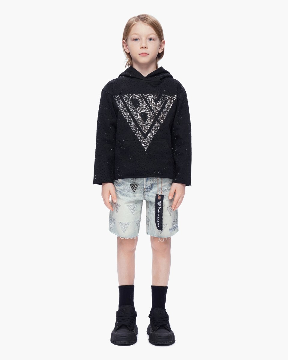 Kids Palace Light Blue Wash Jorts - Valabasas